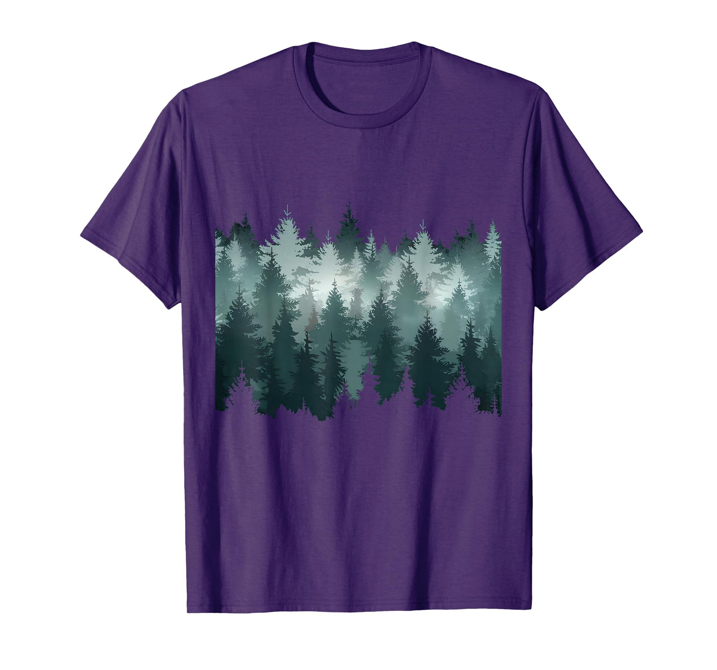 Trees Nature Mountains Adventure Outdoor Wildlife Forest T-Shirt