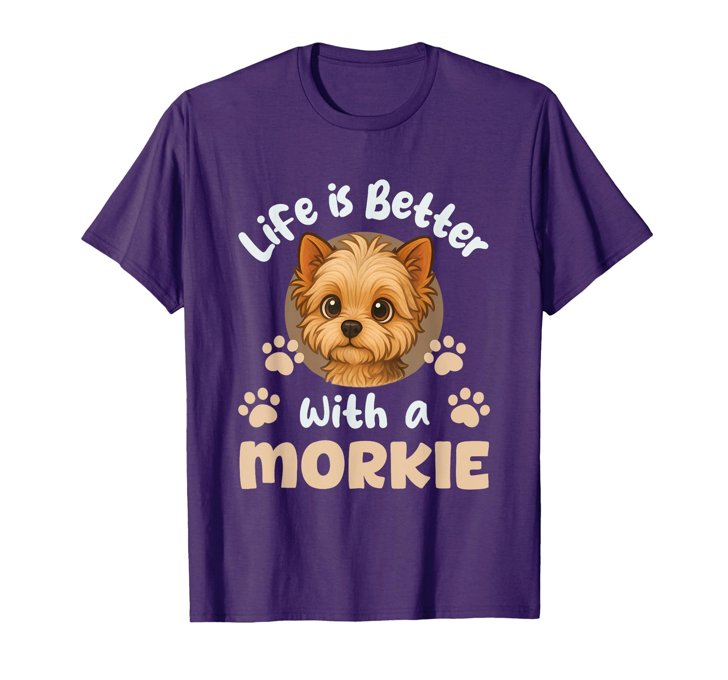 Morkie Owner Lover Mom Dad Parent T-Shirt
