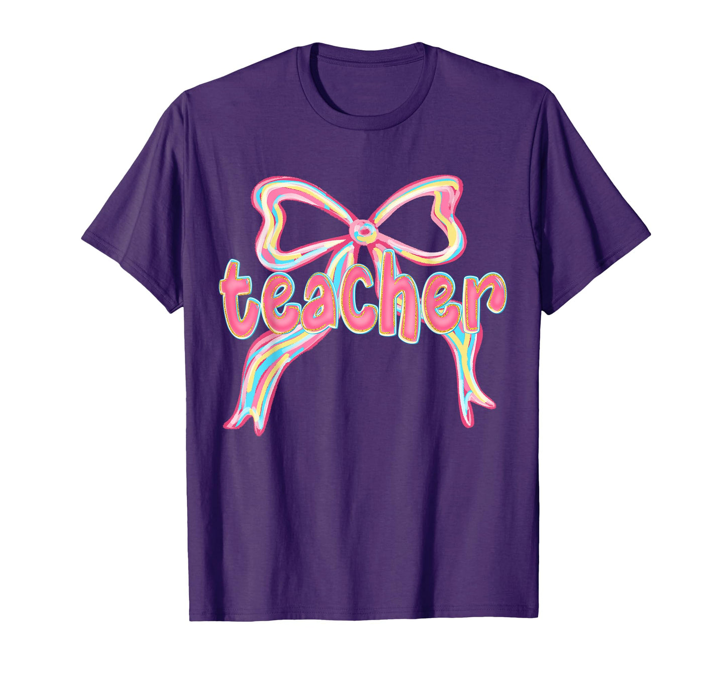 Teacher Coquette Bow Teacher Appreciation Back to School T-Shirt