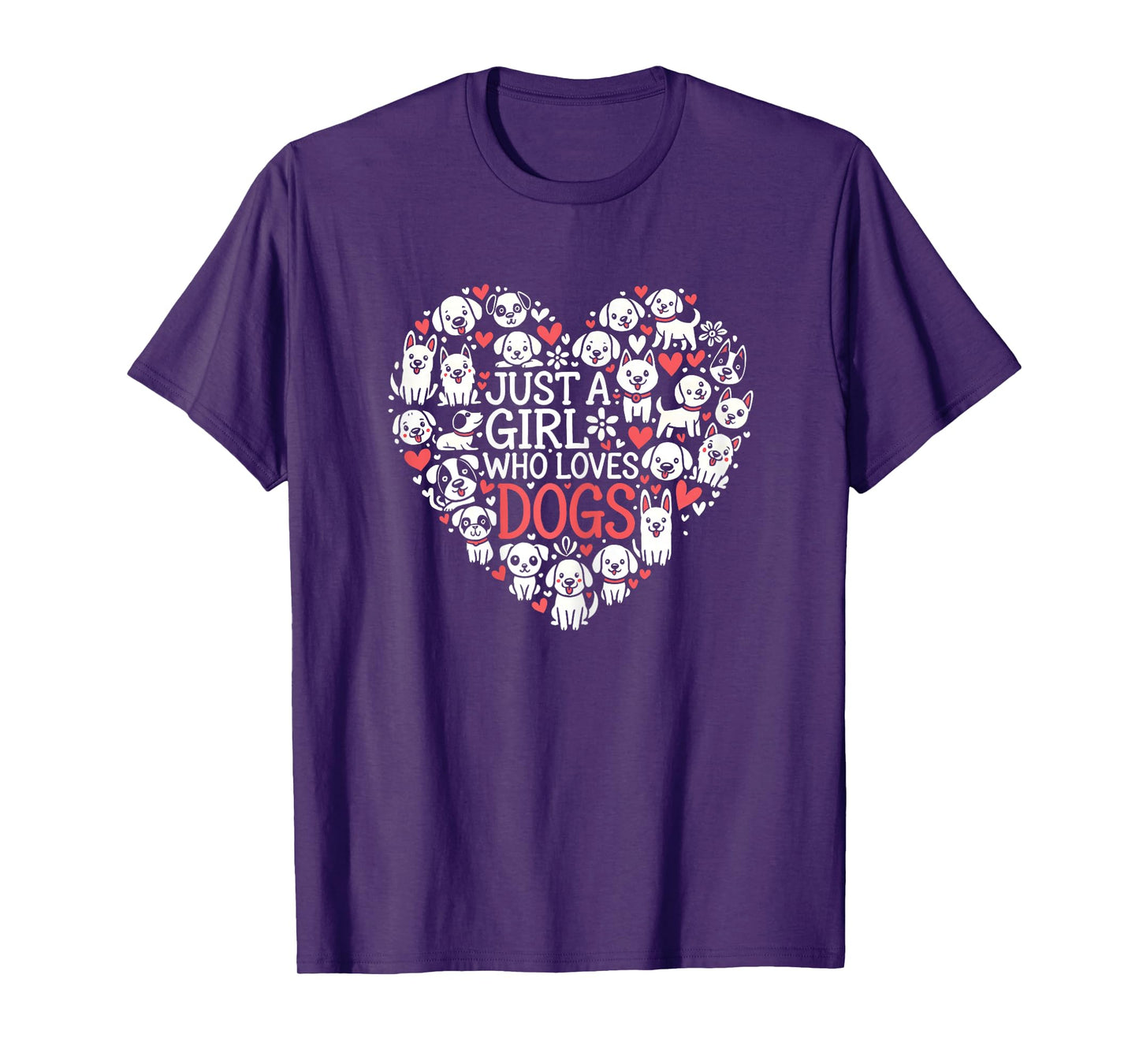Cute Dog Lover Cute Puppy Girl Design T-Shirt