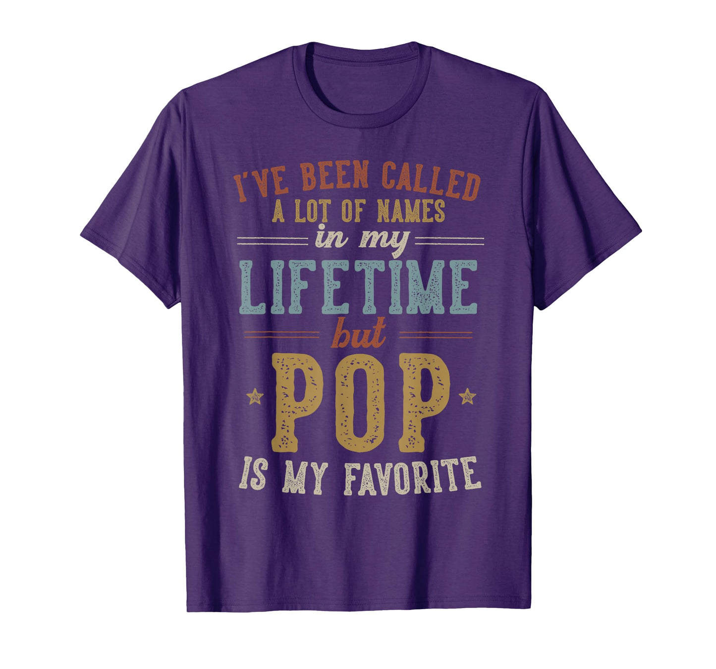 Pop Is My Favorite Name - Father's Day Pop T-Shirt