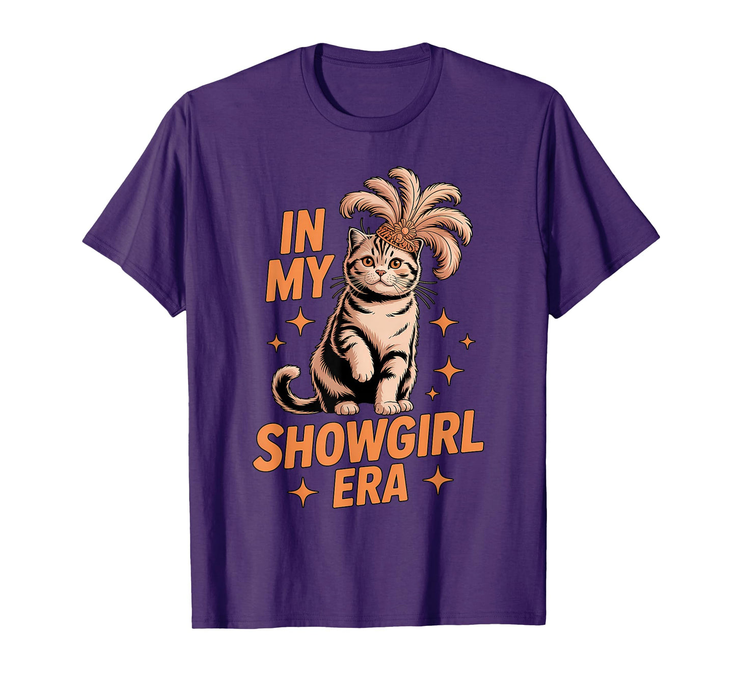 Show Girl Era Cat Graphic Outfit for Women Girls T-Shirt