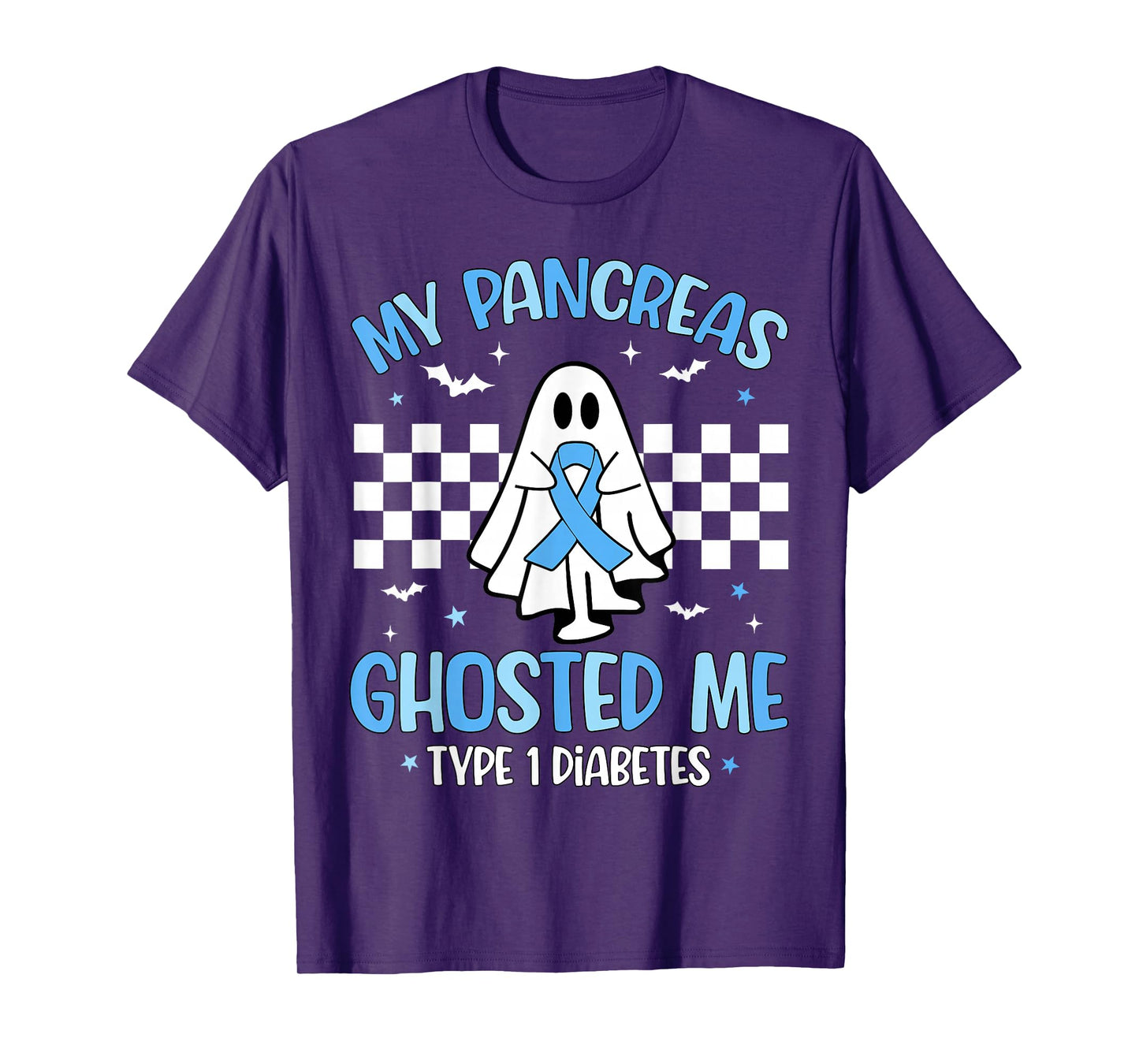 Halloween My Pancreas Ghosted Me Funny Type 1 Diabetes T1D T-Shirt