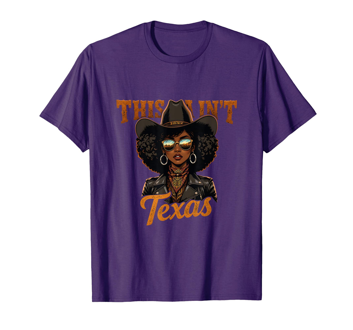 Texas African American Melanin This Ain’t Cowgirl Woman T-Shirt