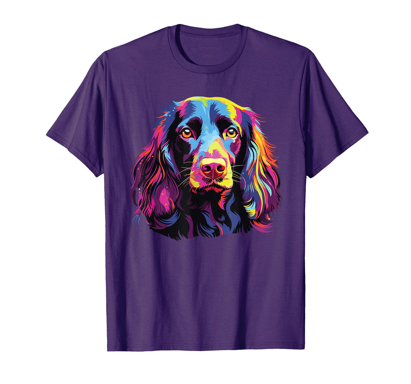 Watercolor Colorful Boykin Spaniel Dogs T-Shirt