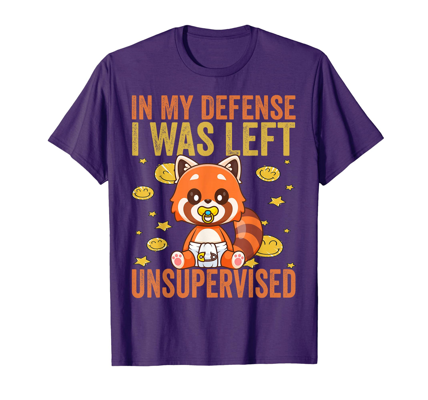 In My Defense I Was Left Unsupervised - Funny Kids toddlers T-Shirt