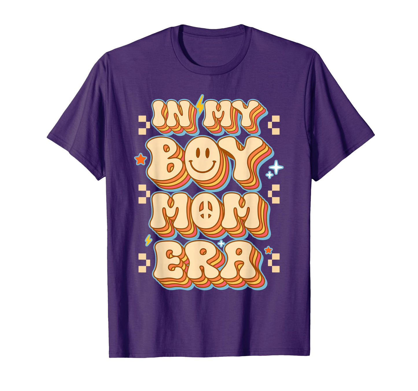 In My Boy Mom Era Retro Shirt Mother's Day Gift T-Shirt