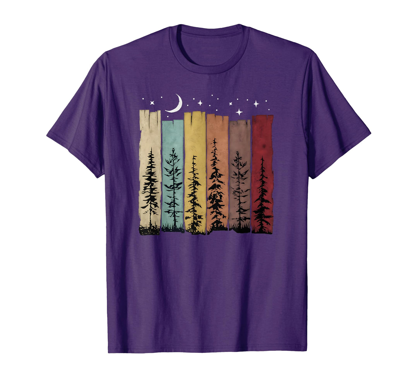 Trees Nature Mountains Adventure Outdoor Wildlife Forest T-Shirt