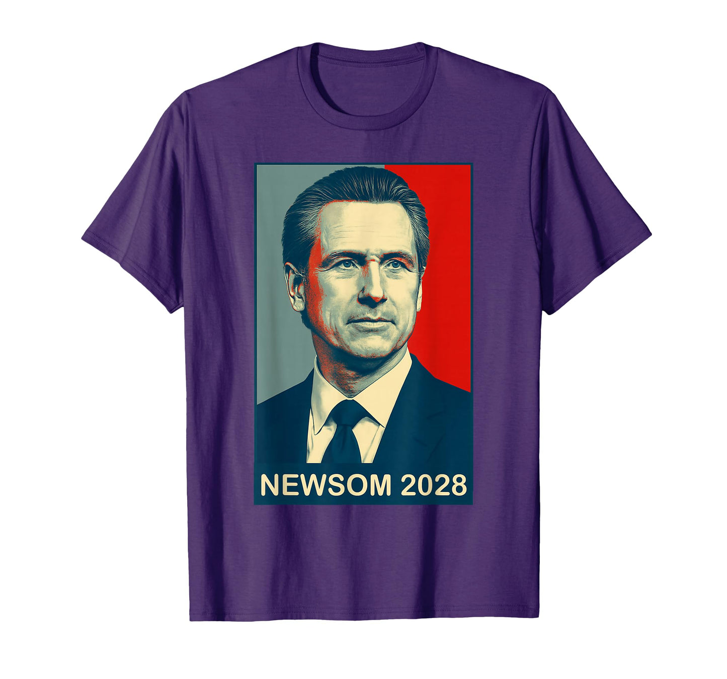 Gavin Newsom 2028 President US Election Campaign Hope Style T-Shirt