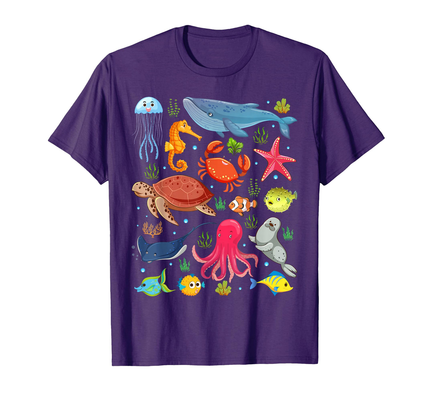 Ocean Life Sea Aesthetic Dolphin Beach 90s Vintage Graphic T-Shirt