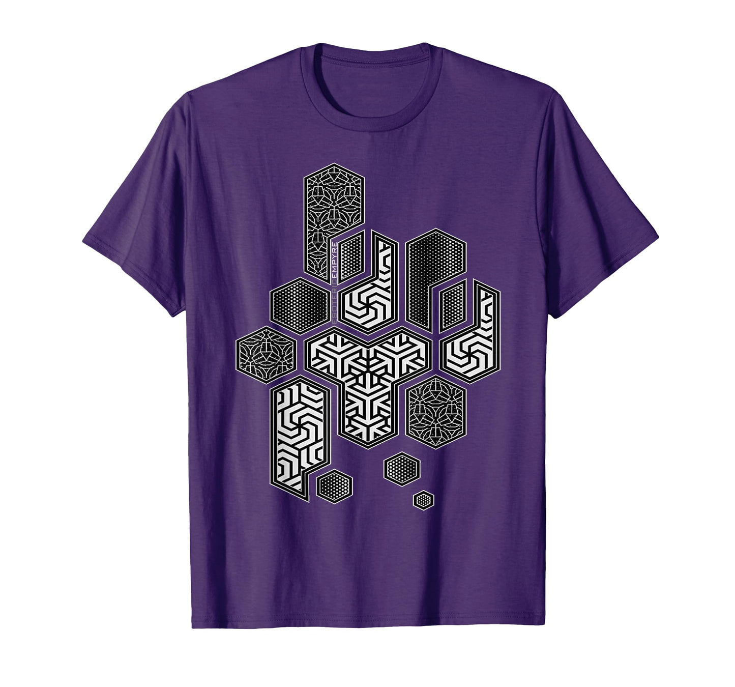 Sacred Geometry Hexagonal Pattern Chaos T-Shirt