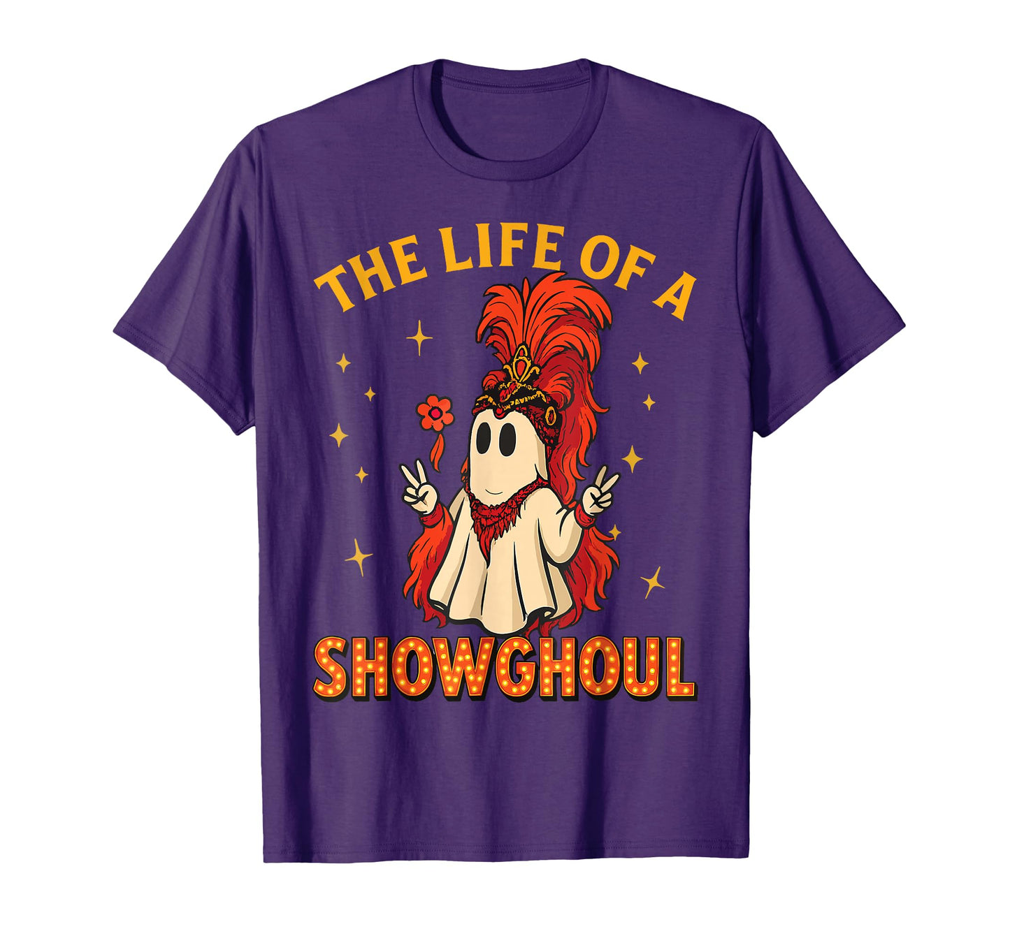 Halloween The Life of a Showghoul Funny Ghost Girl T-Shirt