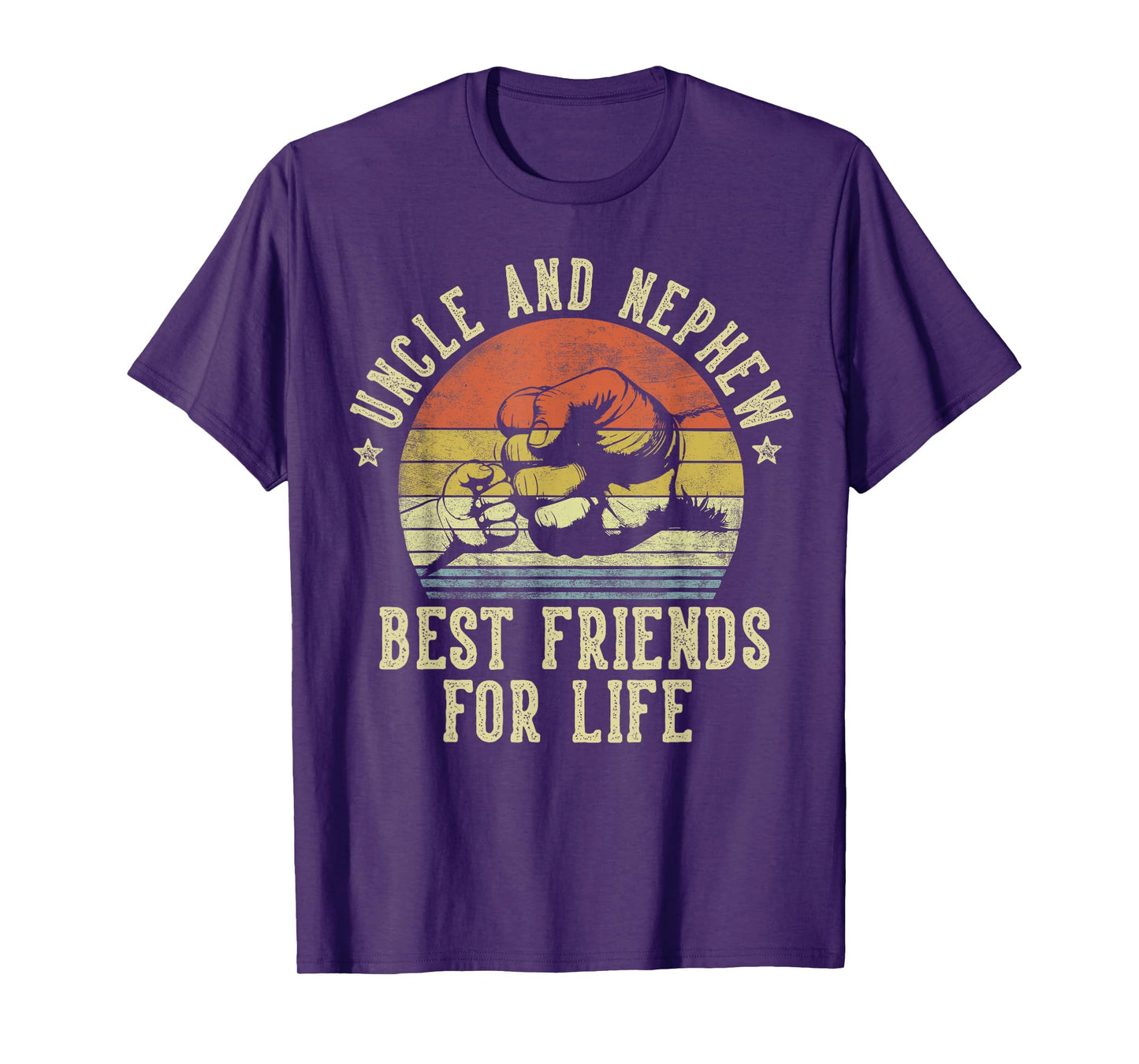 Uncle and Nephew Best Friends for Life Funny Uncle T-Shirt