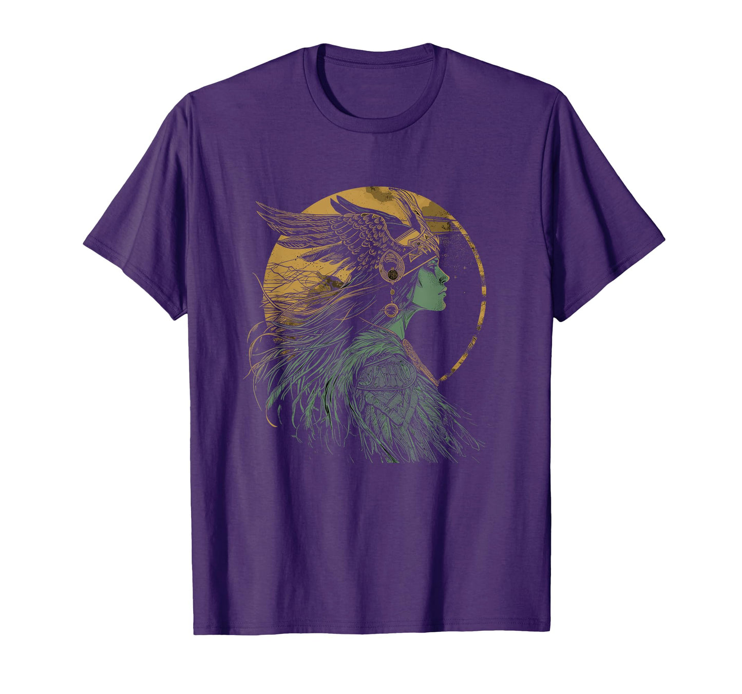 Freya Portrait Norse Gods Asatru Paganism Germanic T-Shirt