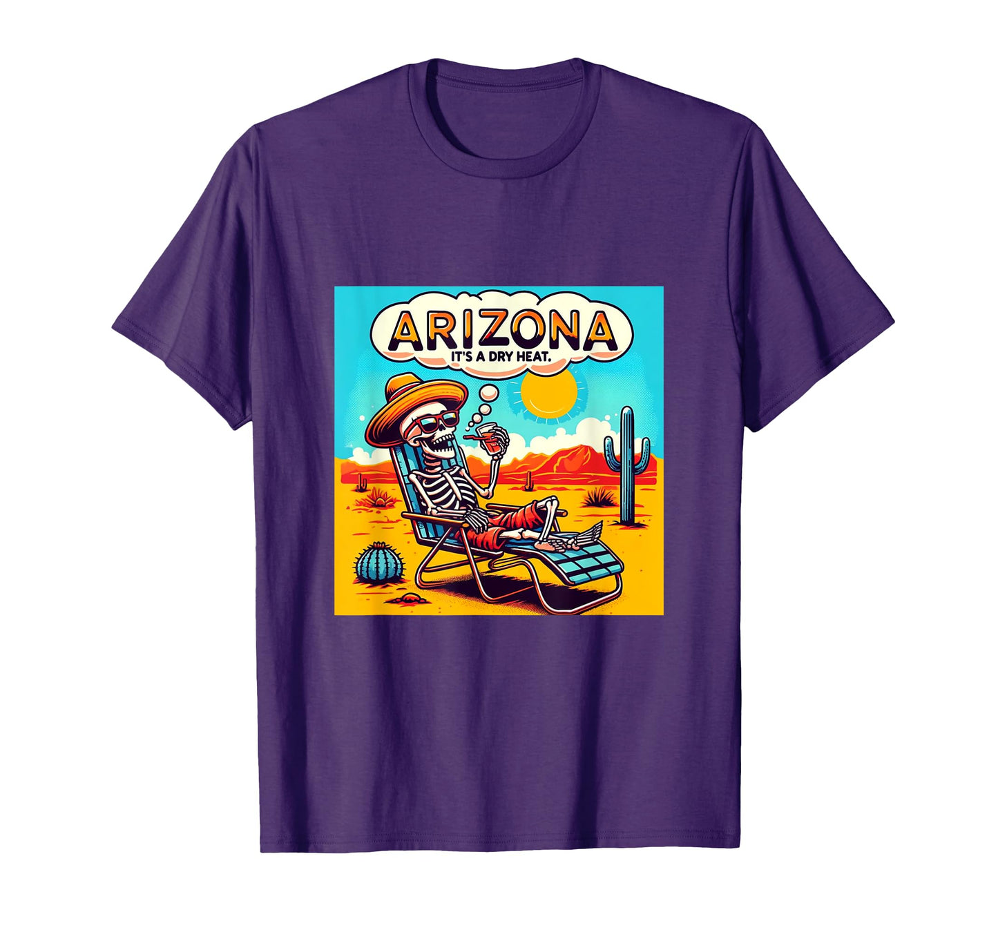 Arizona Skeleton Bone Dry Heat T-Shirt