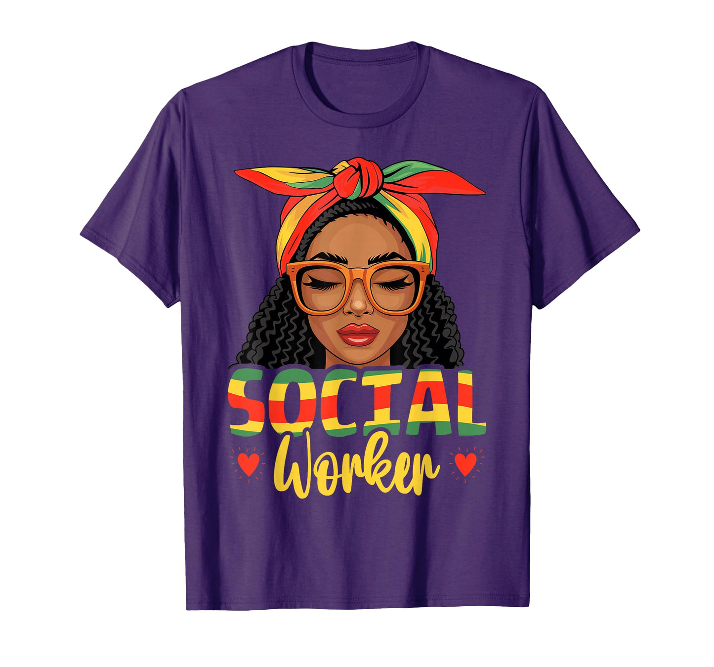 Social Worker African American Women Black History Month T-Shirt
