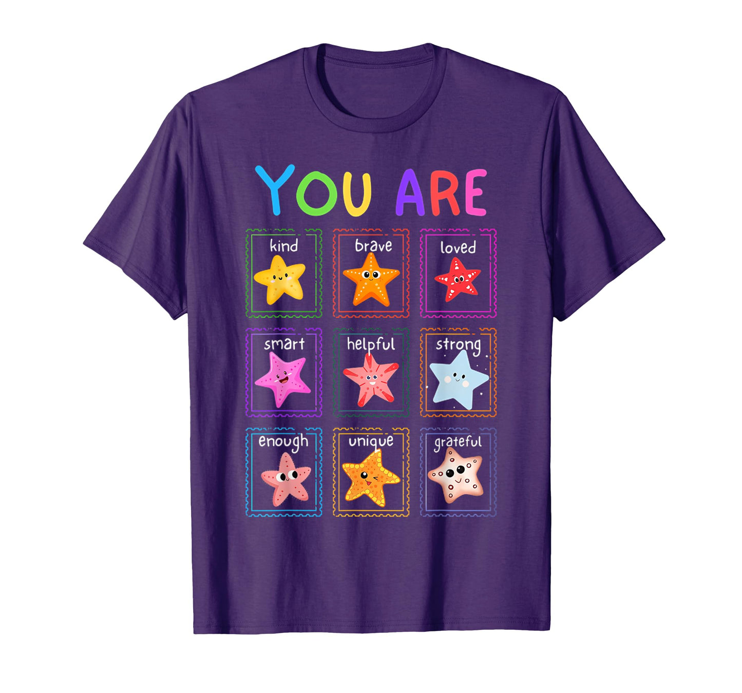 You Are Kind Starfish Back To School Teacher Appreciation T-Shirt
