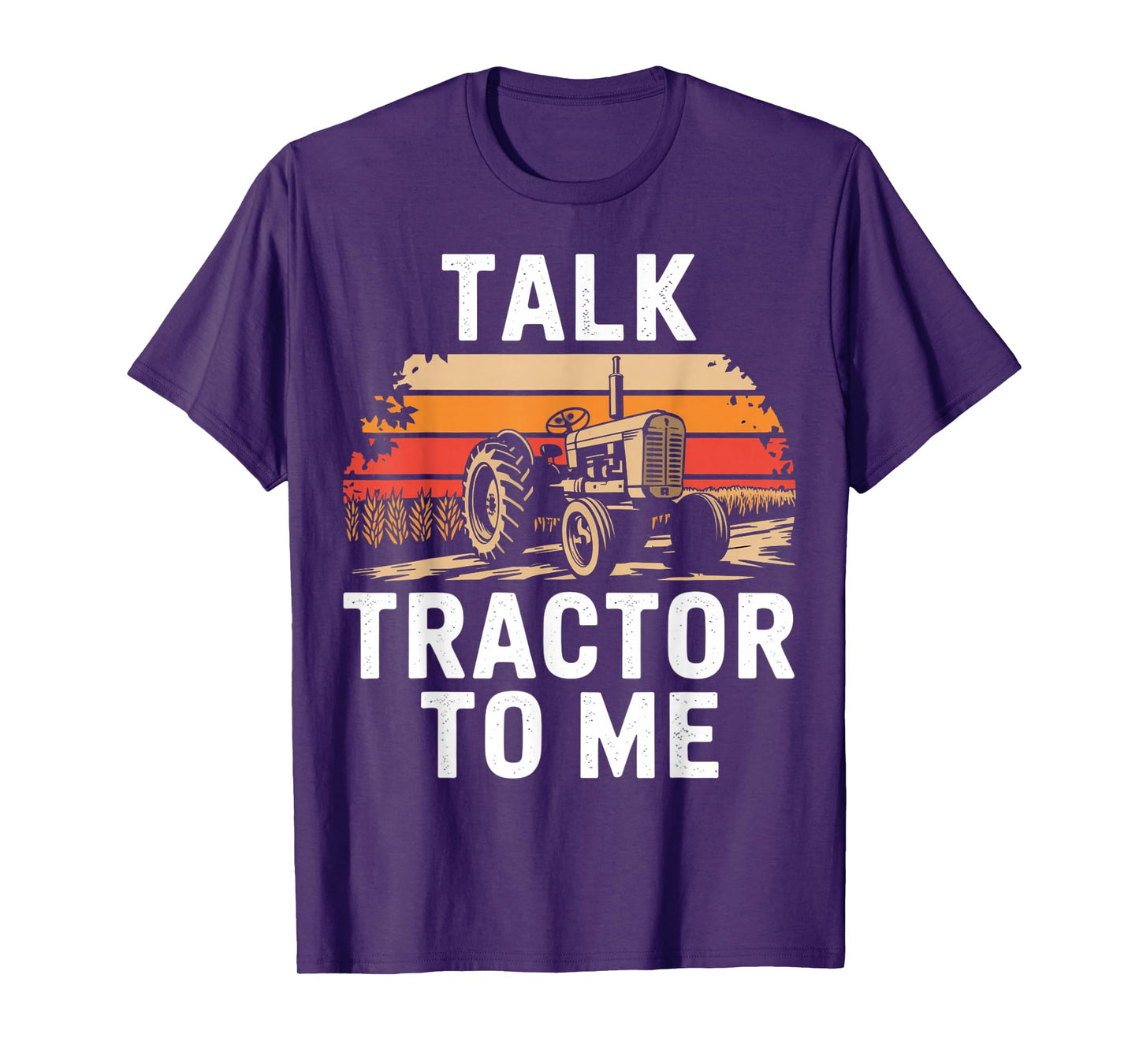 Vintage Talk Tractor To Me Funny Farmer Country Farming T-Shirt