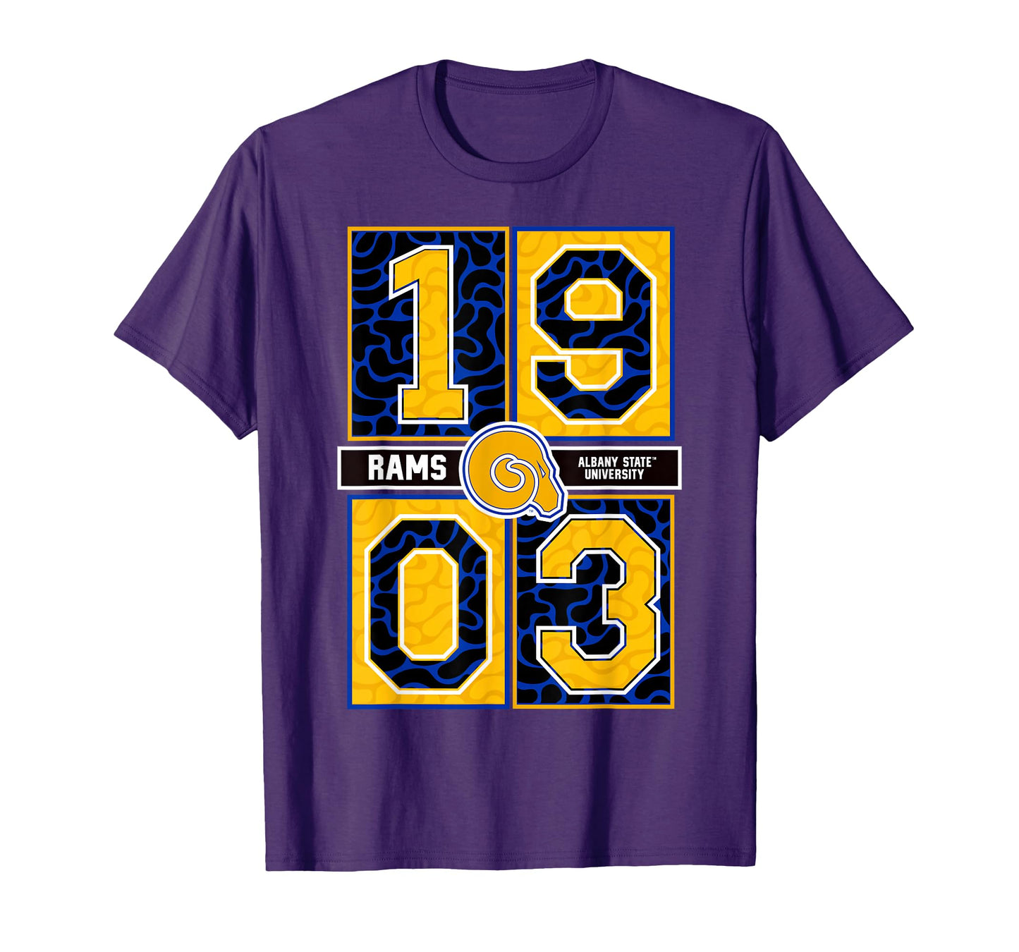Albany State University - Rams Concrete Date HBCU T-Shirt