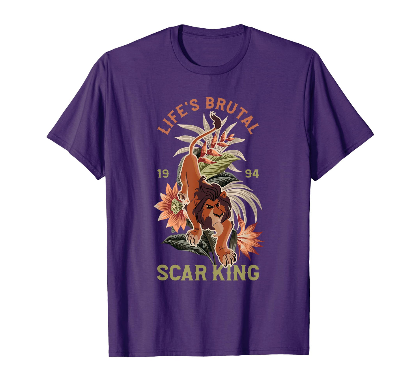 Disney The Lion King Anniversary ’94 Scar King Life’s Brutal T-Shirt