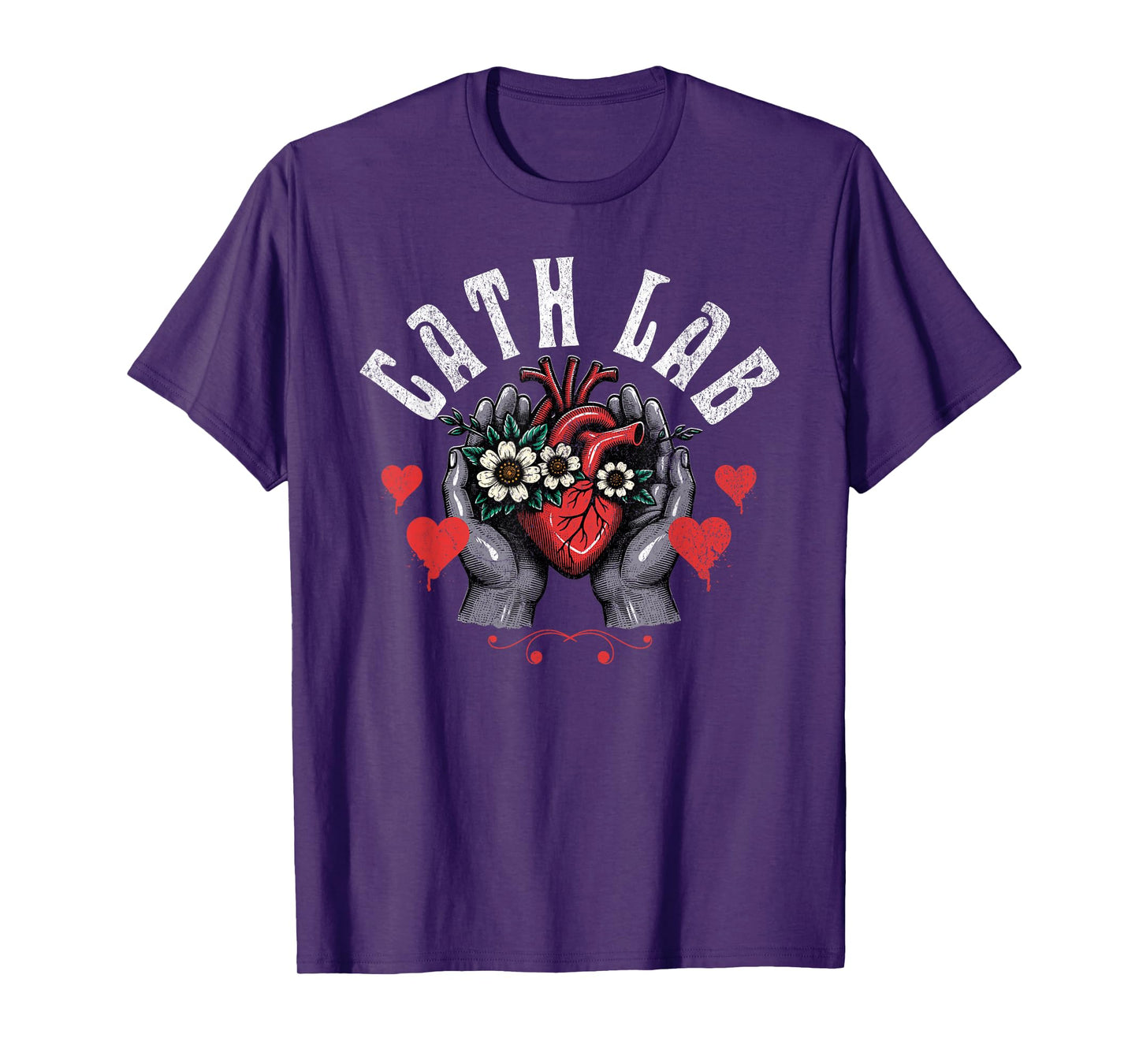 Cath Lab Life - Hands & Hearts T-Shirt