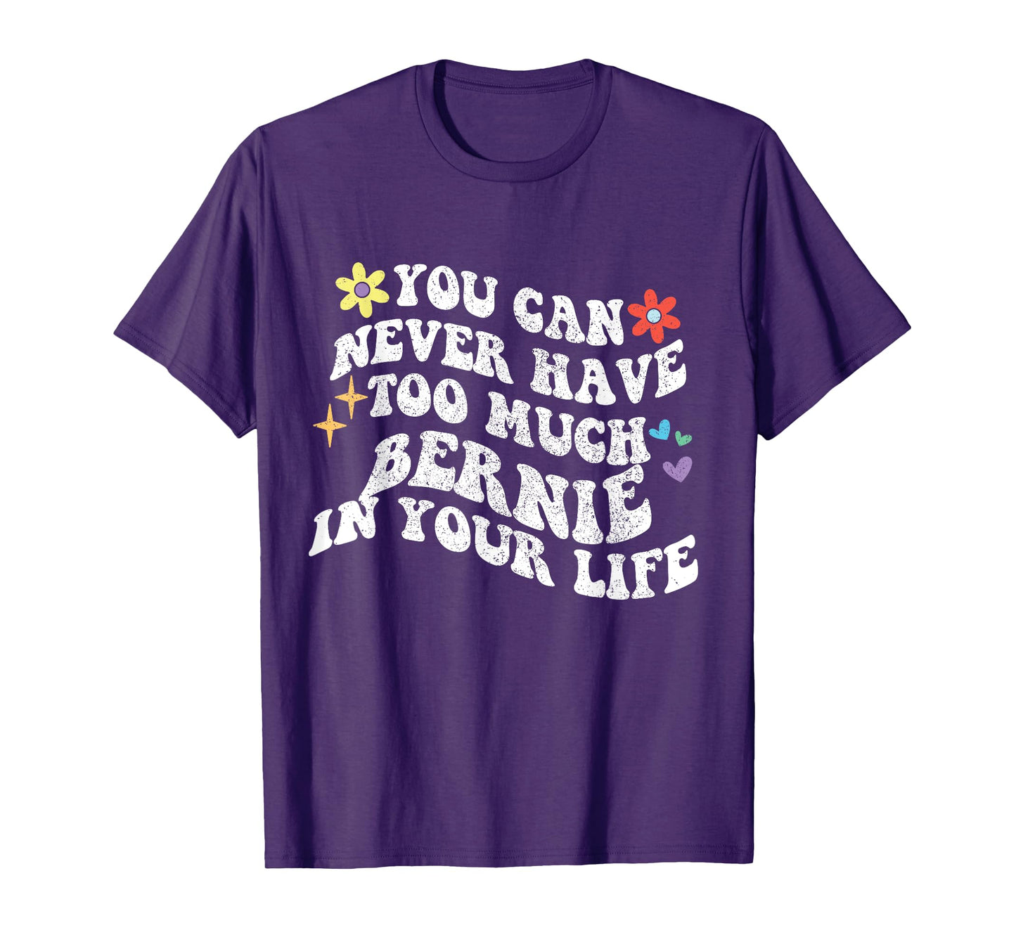 Retro Groovy You Can Never Have Too Much Bernie In Your Life T-Shirt
