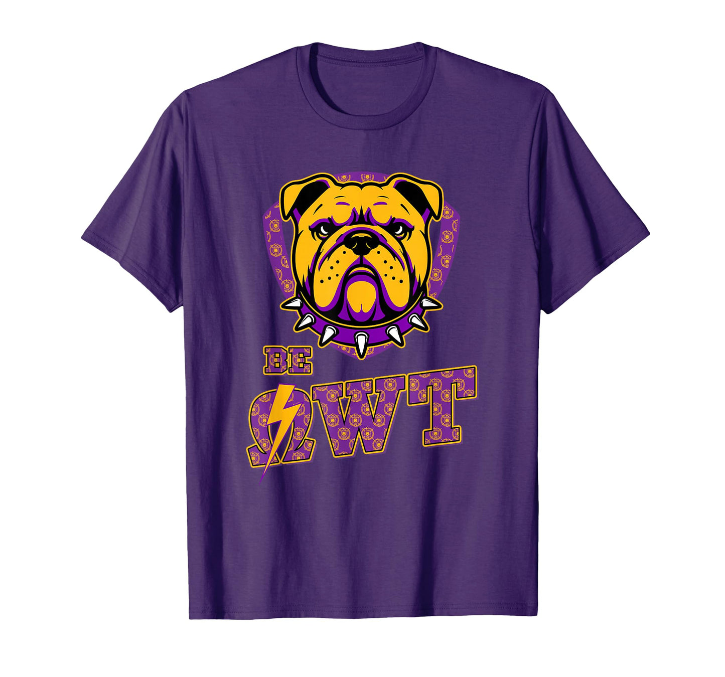 Omega Psi Phi Fraternity Paraphernalia, Be OWT Bulldog T-Shirt