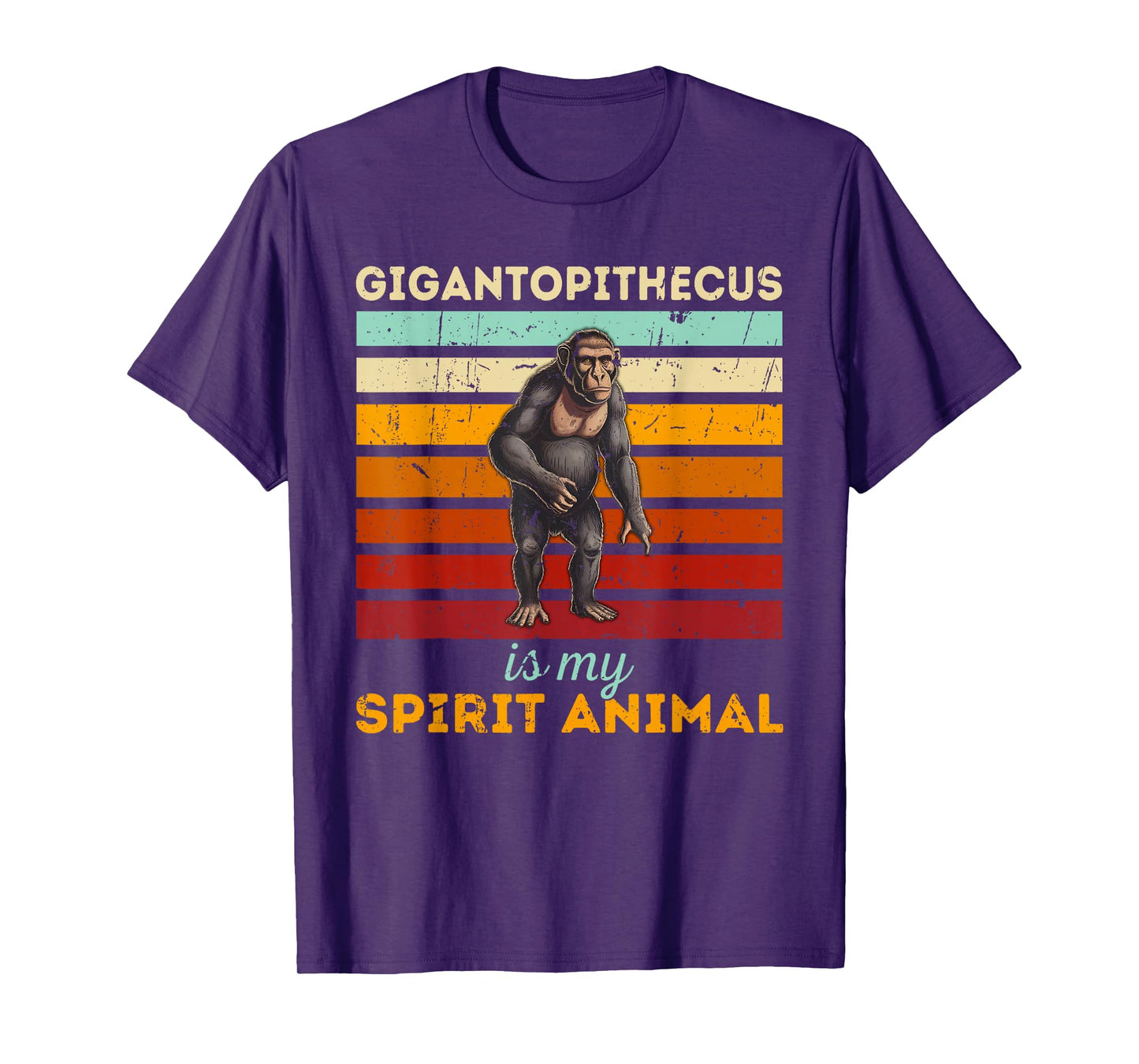 Gigantopithecus Is My Spirit Animal Extinct Giant Ape T-Shirt