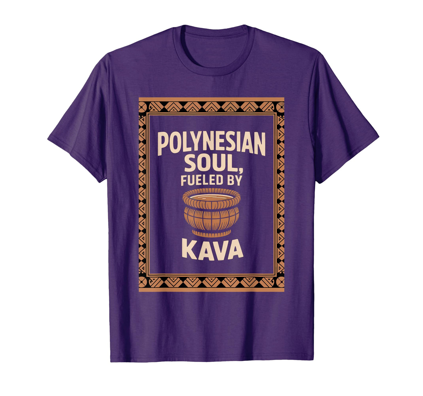 Pacific Island Kava Culture Artwork Design T-Shirt