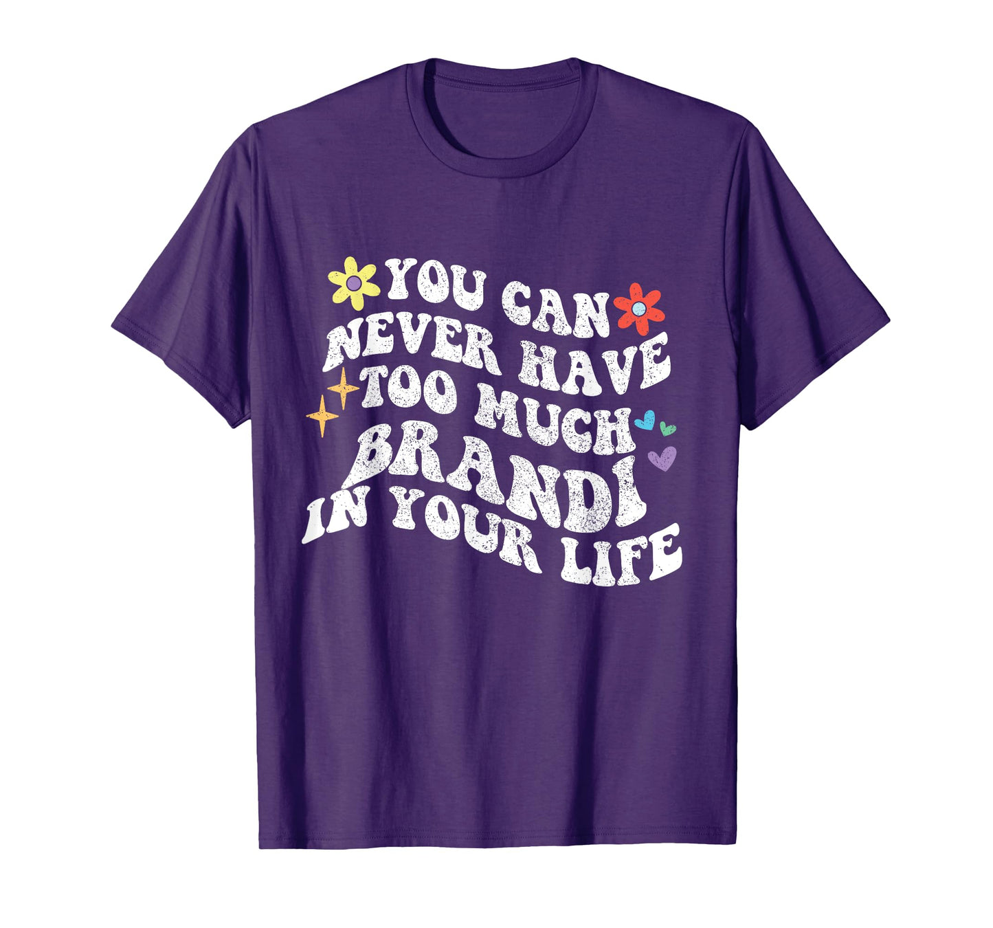 Retro Groovy You Can Never Have Too Much BRANDI In Your Life T-Shirt