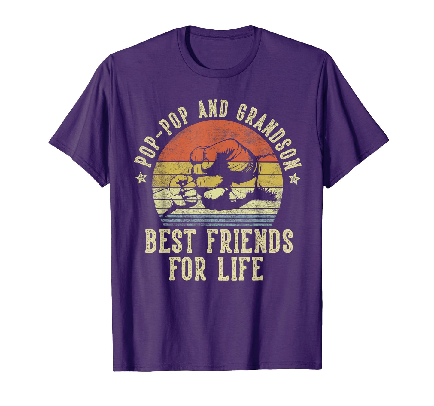 Pop-Pop and Grandson Best Friends for Life Funny Pop-Pop T-Shirt