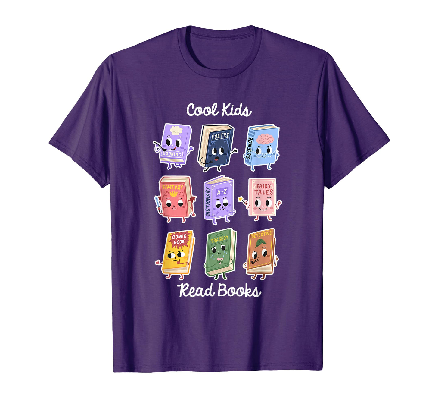 Cool Kids Read Books Apparel T-Shirt
