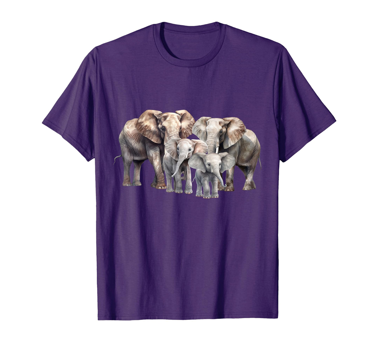 Elephant Family Elephant For Men Women Kids Boys Girls T-Shirt
