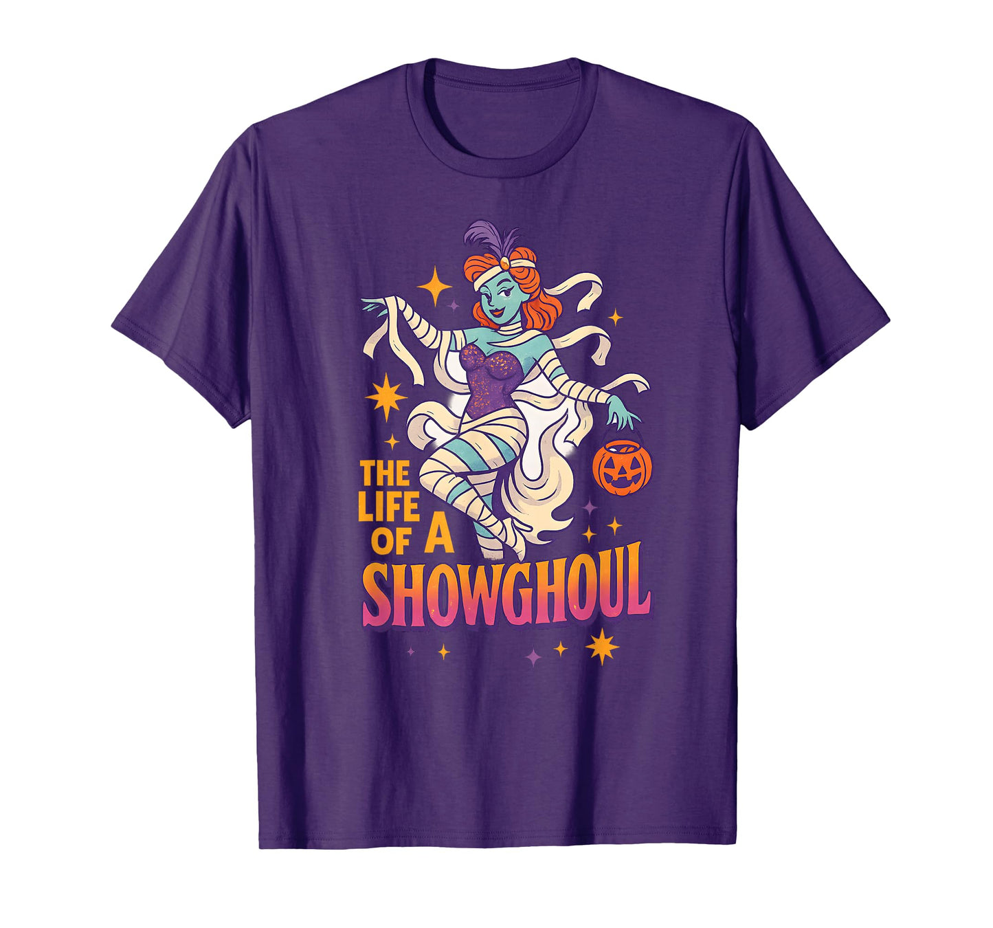 The Life of a Showghoul Funny Halloween Broadway Ghost T-Shirt