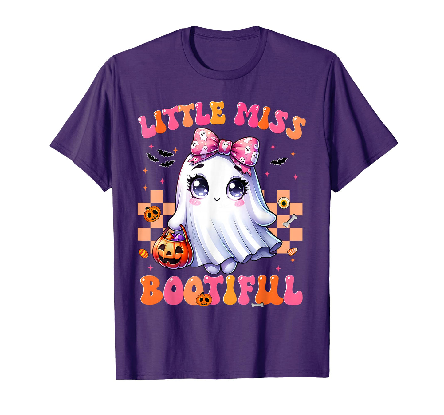Coquette Boo Little Miss Bootiful Halloween Custumes Girls T-Shirt
