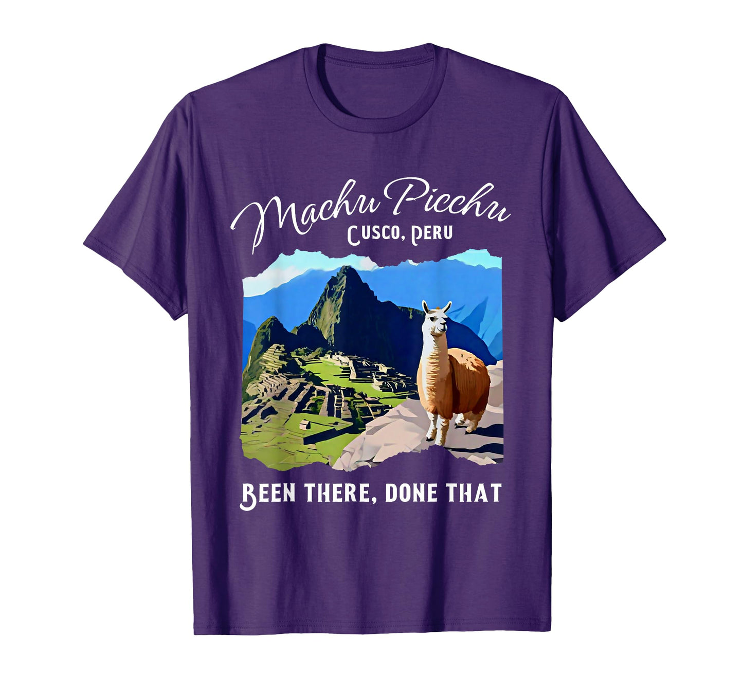 Peru Cusco Llama Souvenir Machu Picchu T-Shirt