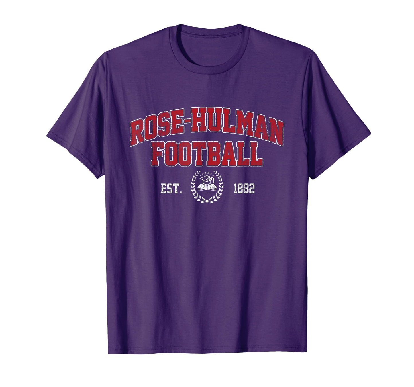 Rose-Hulman Vintage Arch Athletic Sports Tee for Men Women T-Shirt