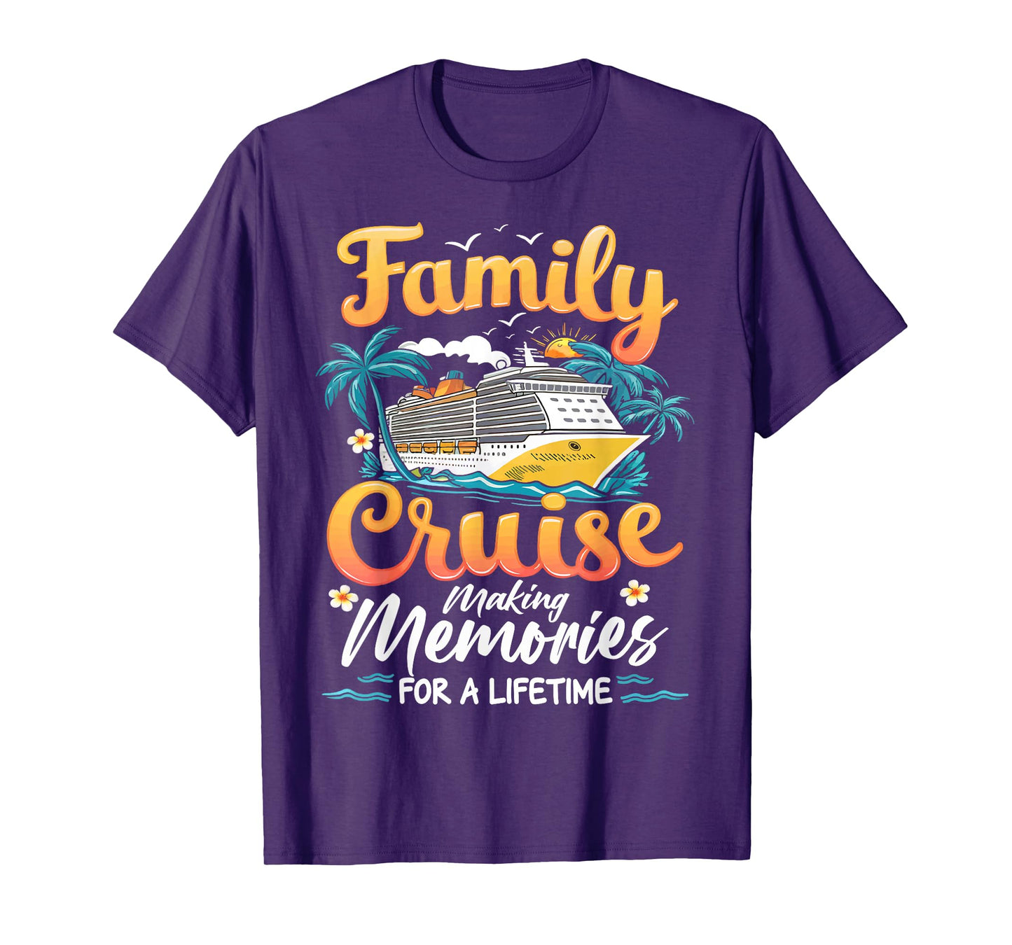 Cruise Party Vacation Trip Family Matching Outfit. Unisex Family Cruise 2025 Summer Vacation T-Shirt