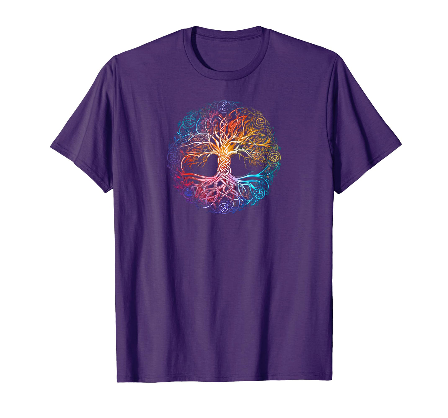 Pagan Celtic Wiccan Rainbow LGBT Tree Of life T-Shirt