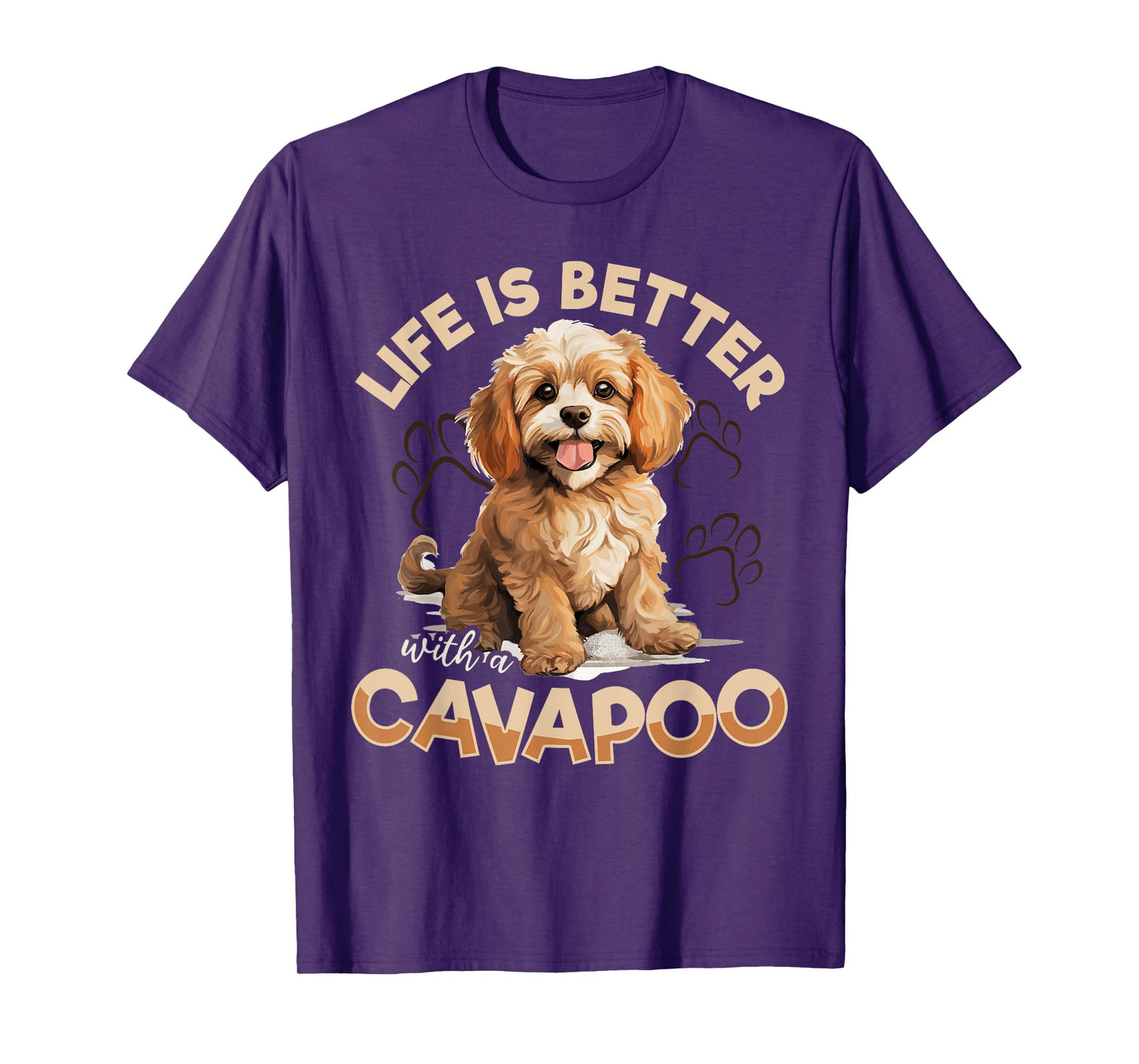 Cavapoo Dog Breed Pet Life is better with a Cavapoo Men Women Kids T-Shirt