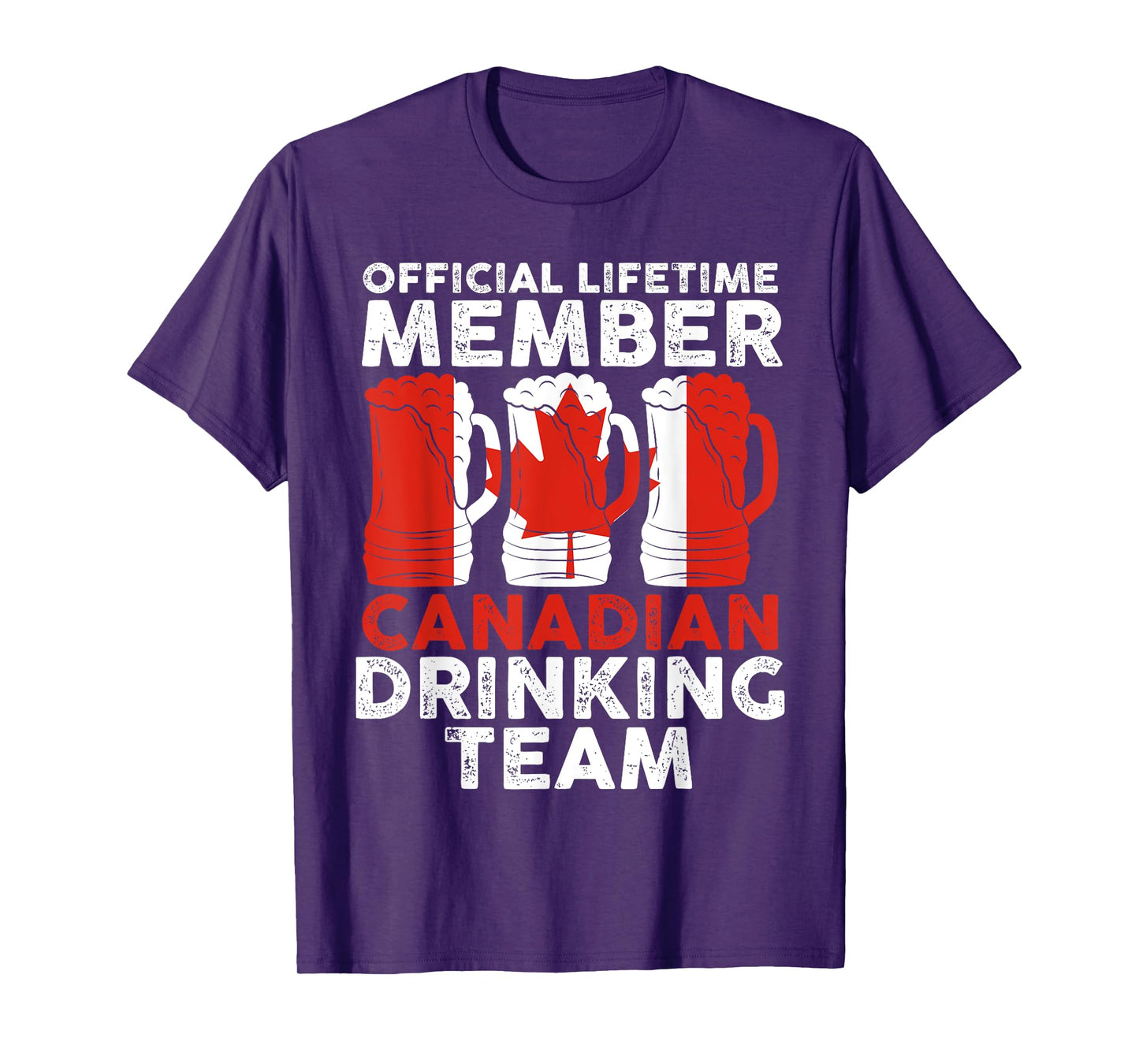 official lifetime member Canadian drinking team Canadian T-Shirt