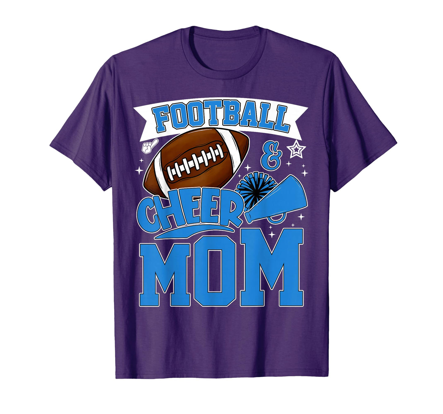 Football Cheer Mom for Women Men Vintage Cheer Spirit Funny T-Shirt