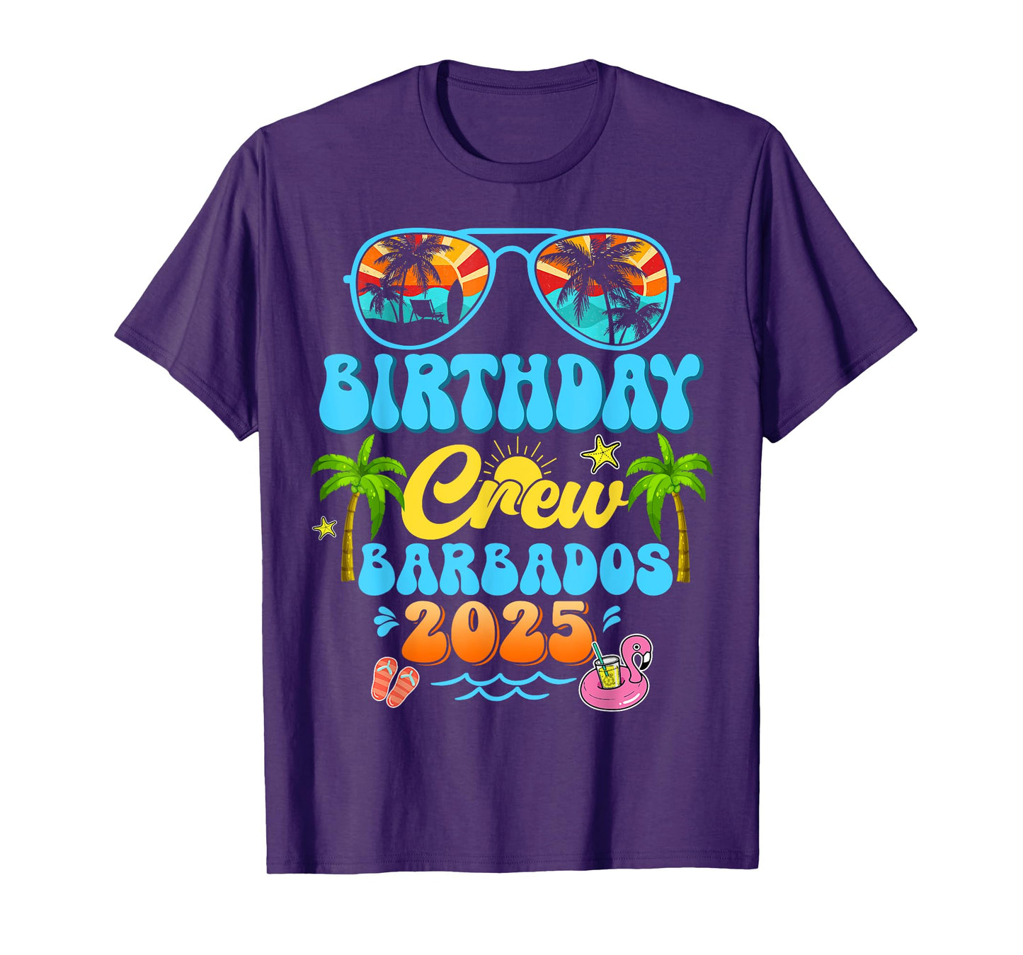 Barbados Birthday Crew Vacation Cruise 2025 Summer Trip T-Shirt