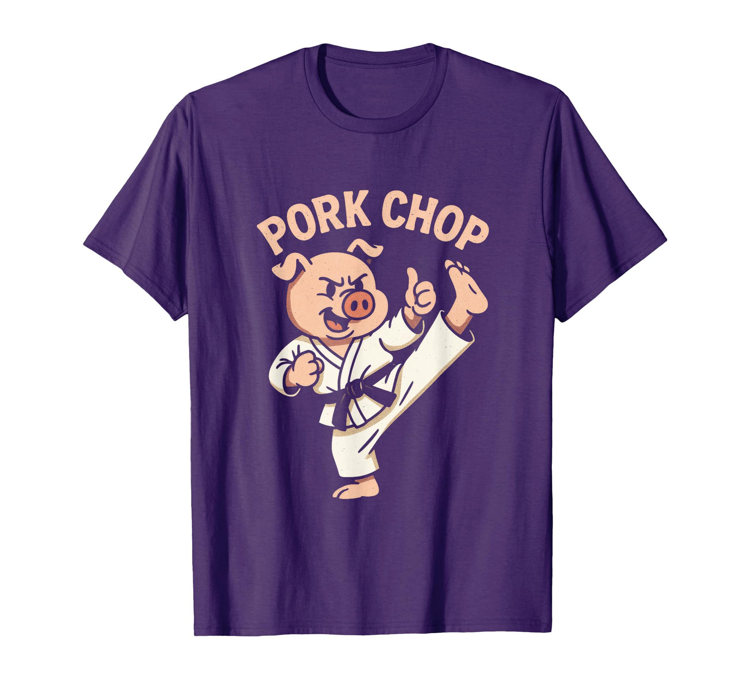 Pork CHOP - Funny Pig Karate Martial Arts T-Shirt