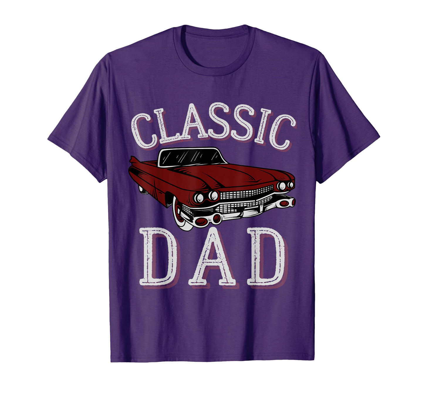 Vintage Funny Dad Classic Car Graphic Father's Day T-Shirt