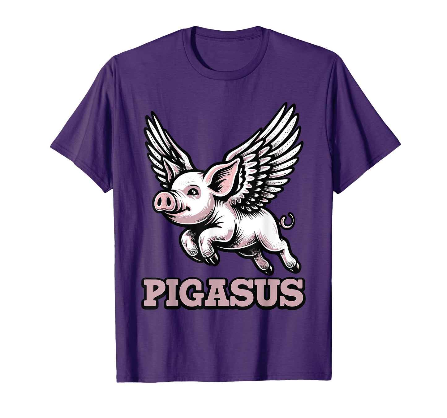 Pigasus Flying Pig Animal Mythical Pig Lover T-Shirt