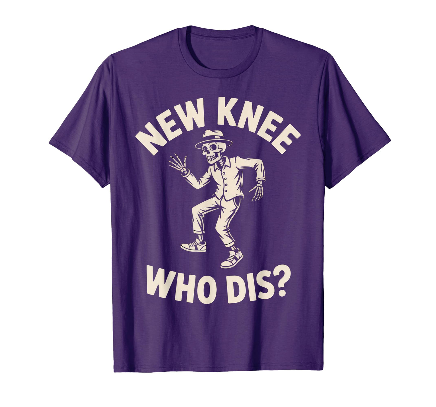 New Knee Who Dis? Funny Skeleton Dance Halloween Humor T-Shirt