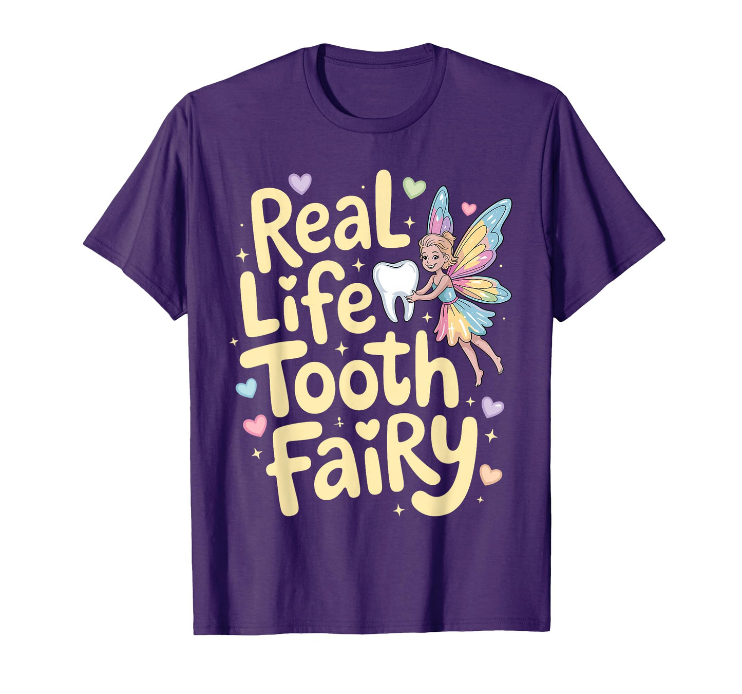 Tooth Fairy Art for Women Girls Dentist Dental Toothfairy T-Shirt