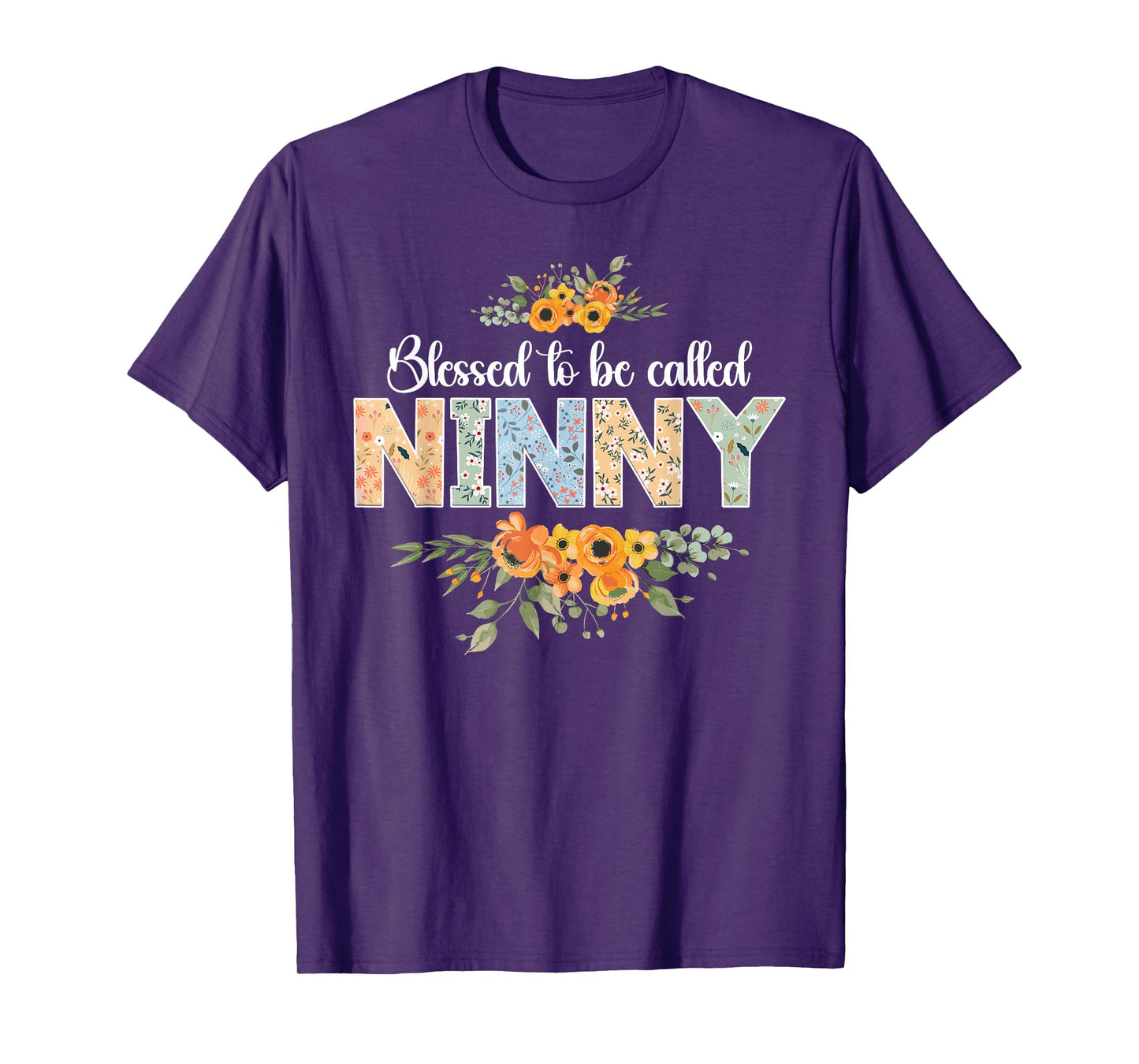 Blessed To Be Called Ninny Grandmother Ninny Grandma T-Shirt