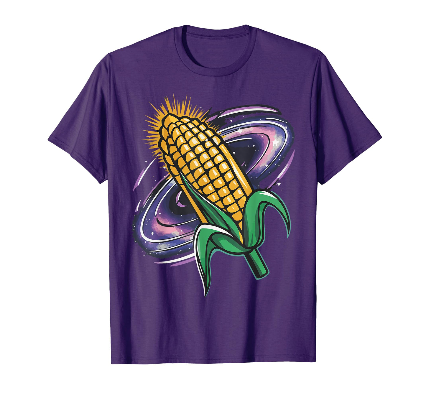 Space Corn Outfit Maize Farmer Costume Farm Life T-Shirt